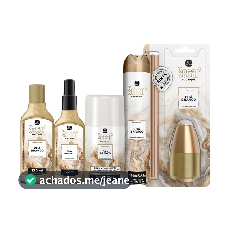 Kit Chá Branco - Secar