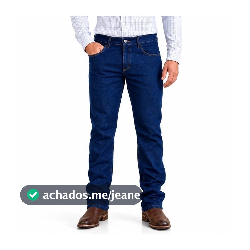 Kit 3/2 ou 1 Calça Jeans Masculina de Serviço Reta Tradicional Country Resistente Promoção de Trabalho Básica