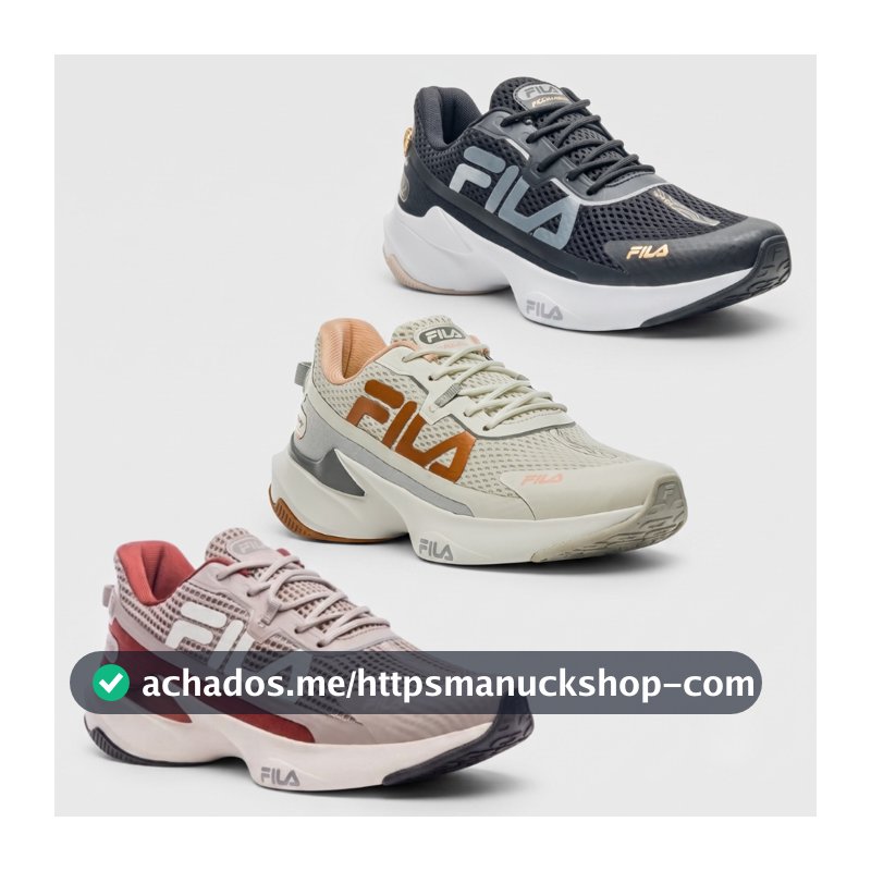 Tênis Fila Recovery Feminino Esportivo Corrida Original Nota Fiscal Garantia de Fábrica