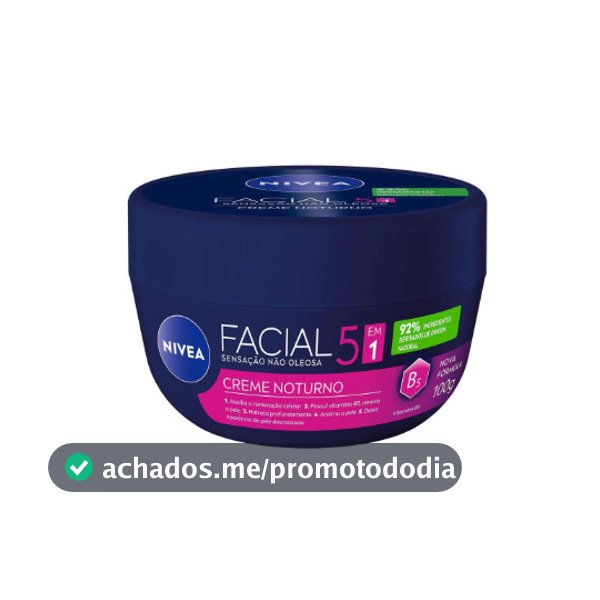 Creme Hidratante Facial Noturno Nivea 100g