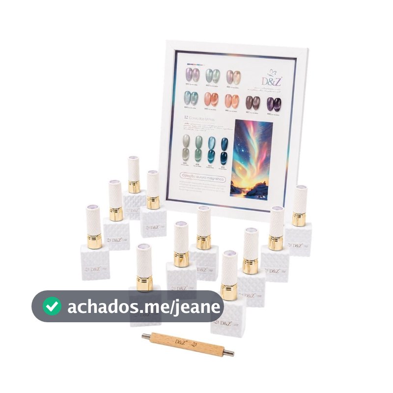 Esmalte Magnético Olho de Gato Coleção Aurora Boreal 12ml (Sem TPO) - D&Z