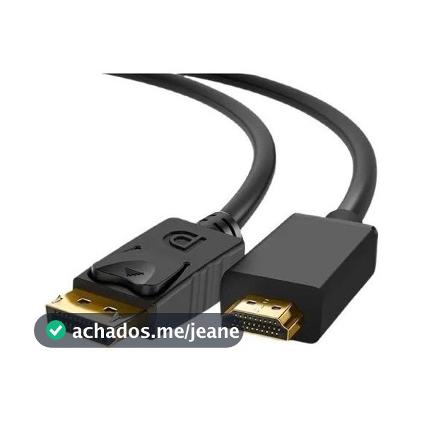 Cabo Adaptador Displayport Para Hdmi 4k Dp Hdmi 1m Pronta entrega