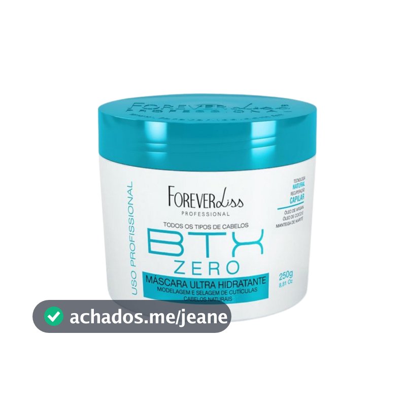 Máscara Forever Liss Volume Zero 250g redução de Volume e Frizz