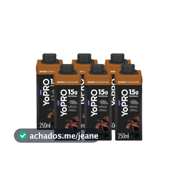 Kit 6 YoPRO Bebida Láctea UHT Choco 15g de proteínas 250ml