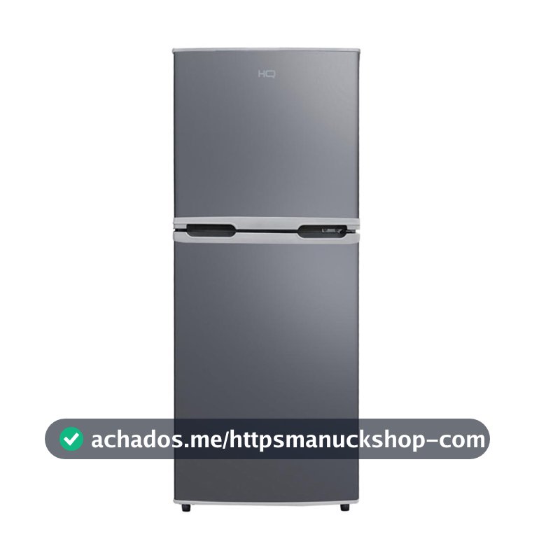 Geladeira Refrigerador Compacto HQ 140L Duplex Defrost, Baixo Consumo A+++ Cinza HQ-140RDF-CZ 127V