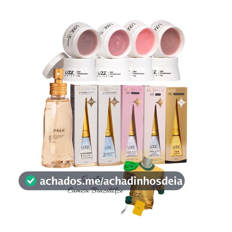 Kit Completo Uze 4 Gel + Preparadores + Camisa