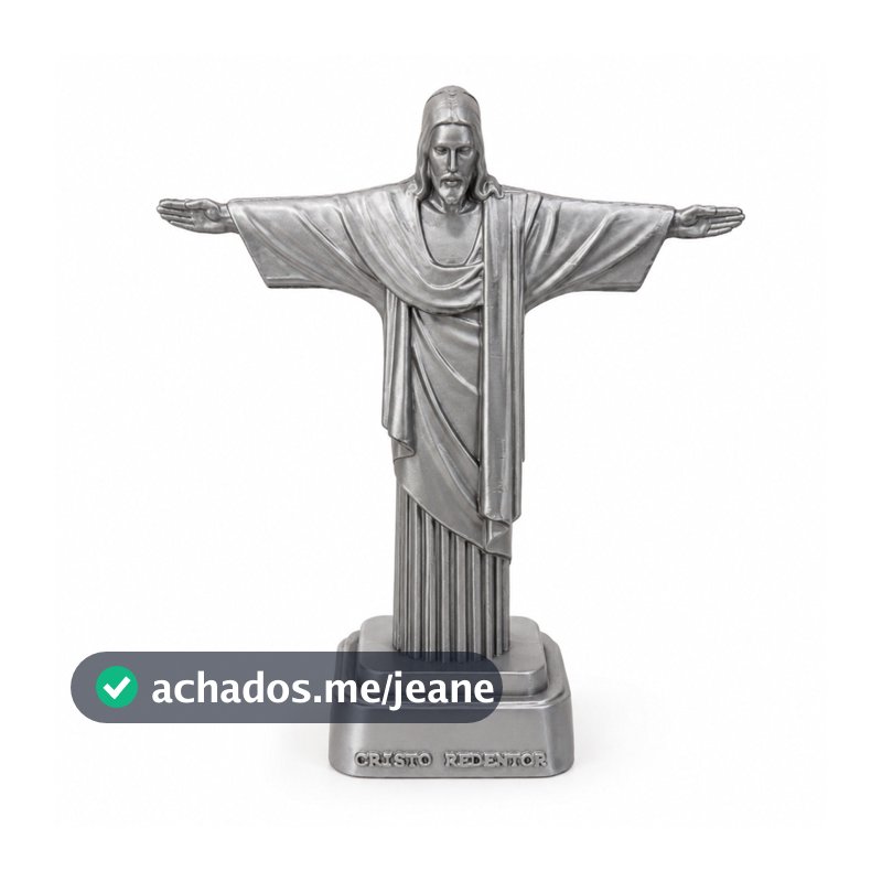 Estátua Cristo Redentor Decorativa em 3D