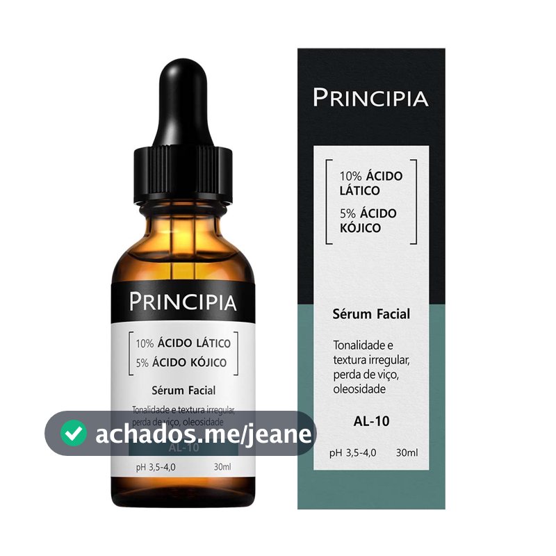 Sérum Principia 10% Ácido Lático + 5% Ácido Kójico - AL-10 Skincare