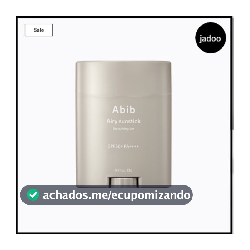 [Abib] Barra De Proteção Quick Sunstick Fps50 + PA + 22g/Suavizante Airy 23g