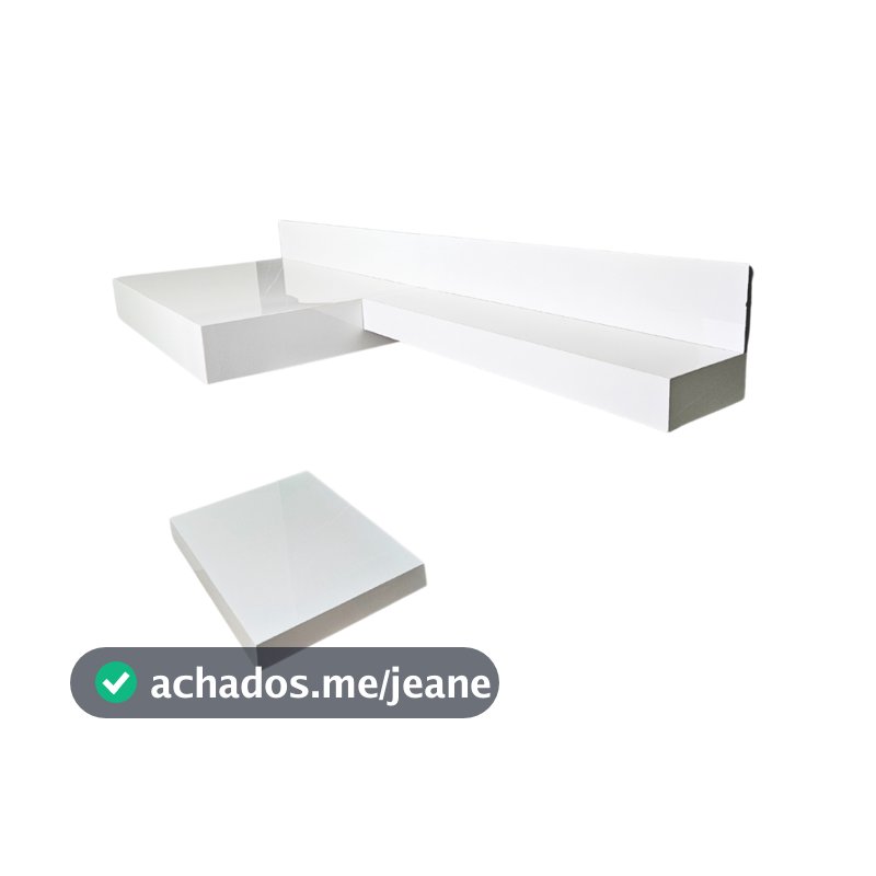 Kit Bancada c/ Prateleira e Extensor 70x45 Branco p/ Banheiro Promoção Envio Rápido