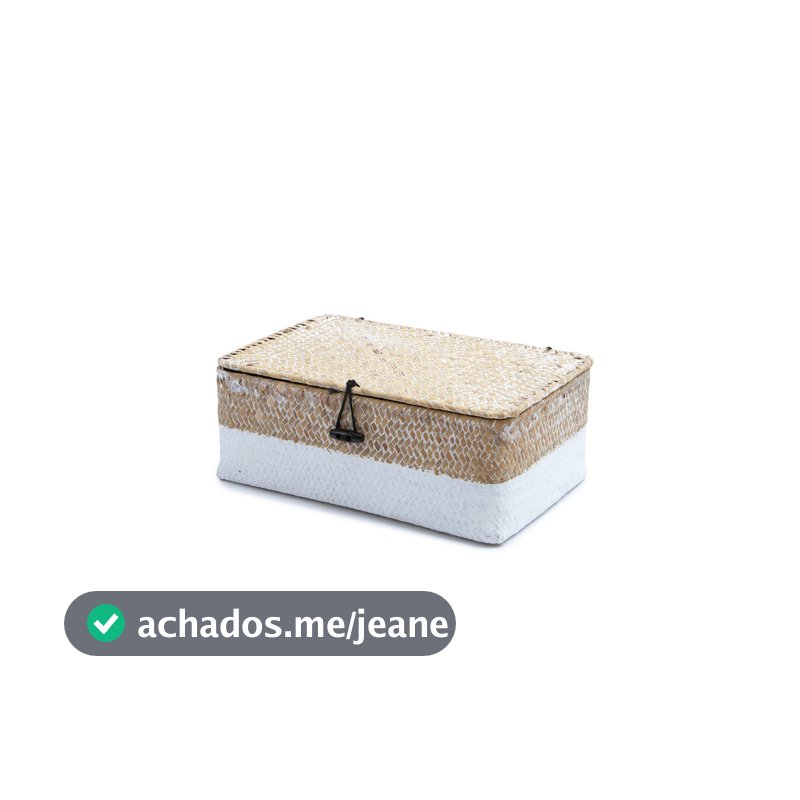 Caixa Organizadora de Seagrass 27cm - Oikos