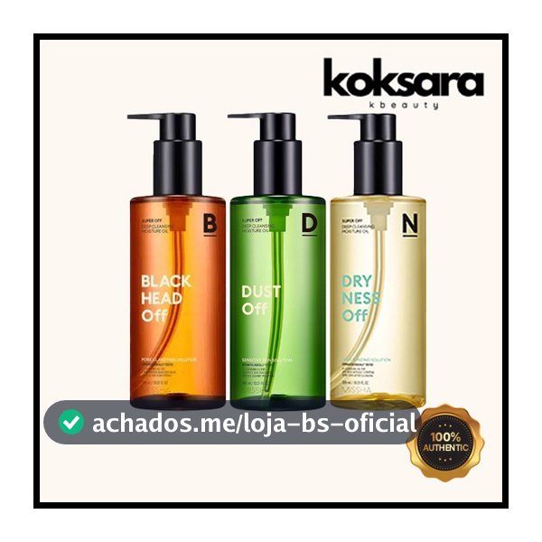 Missha super off cleaning oil 3 types 305ml(Black HEAD OFF/Dust OFF/Dryness)