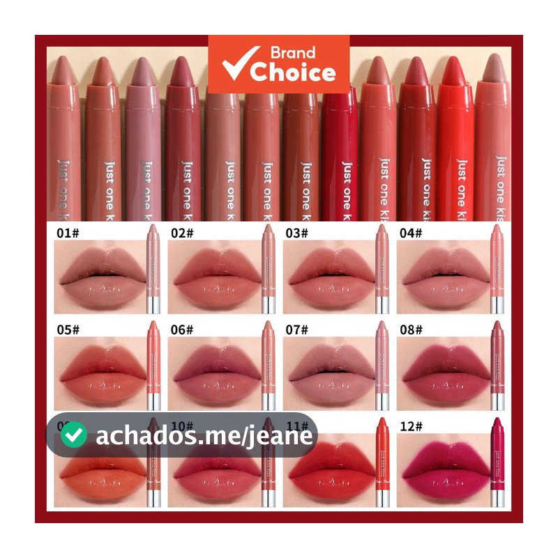 Batom Brilhante DRAGON RANEE-12 Cores Disponíveis , Fácil Coloração , Sem Manchas , De Longa Duração , Pérola Veludo Fos