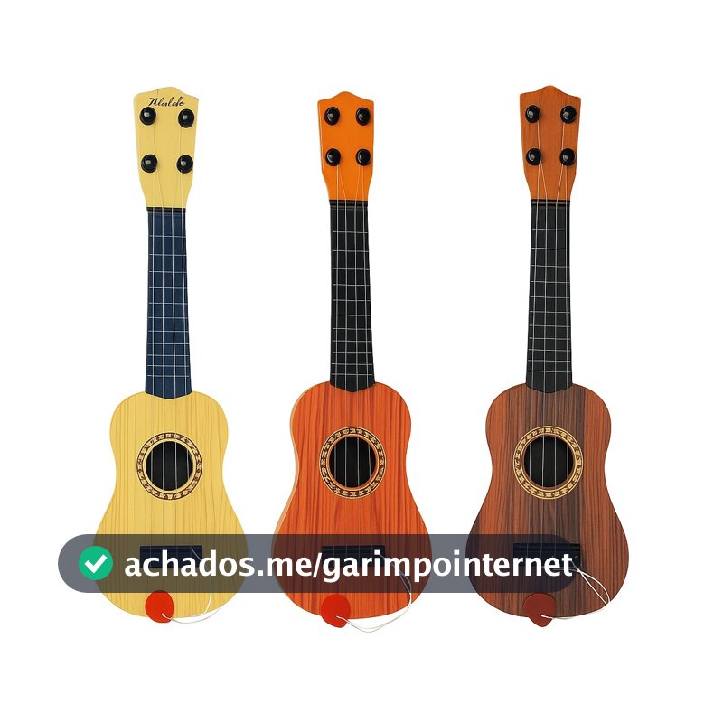 Brinquedo Mini Violão Cavaquinho Musical Infantil 43cm Presente