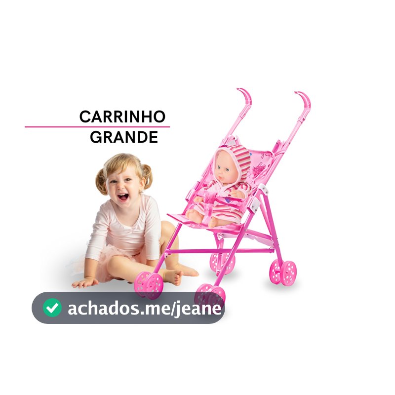 Carrinho de Bonecas Infantil Carrinho de Bebê Reborn Carrinho de Bonecas Reborn