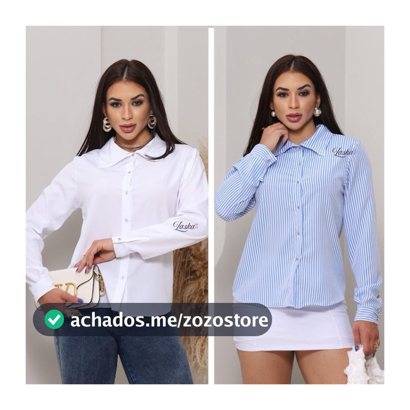 Blusa Feminina Estilosa Camisa Social Feminina Manga Longa