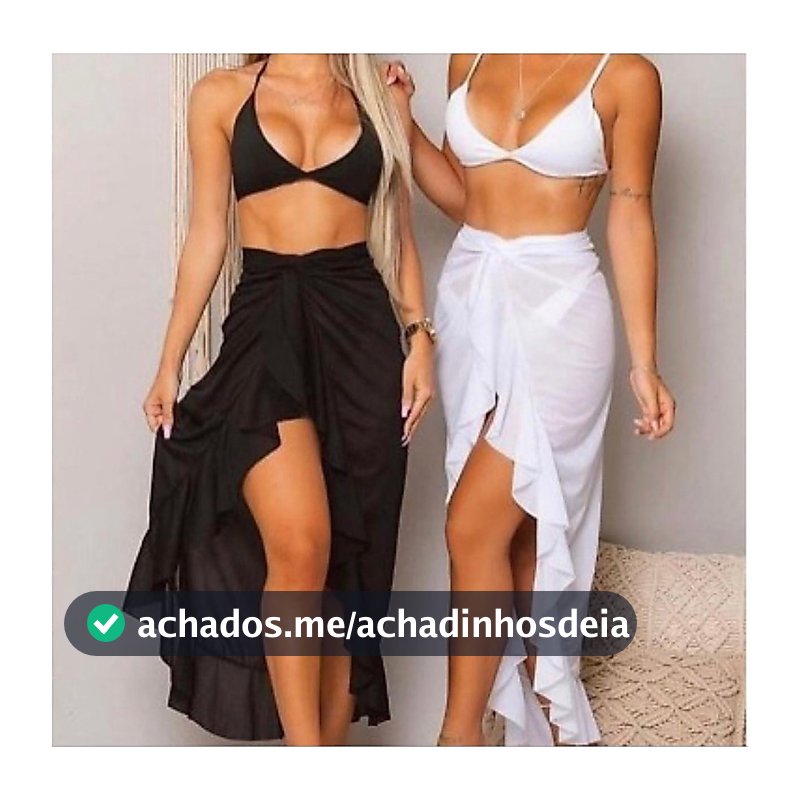 Saida De Praia Pareo Moda Verão