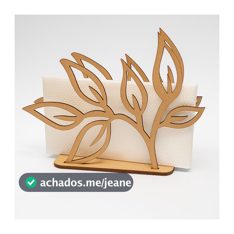 Kits com 10/15/20 Portas Guardanapo Decoração Mesa de Festa Casamento Floral em Madeira MDF