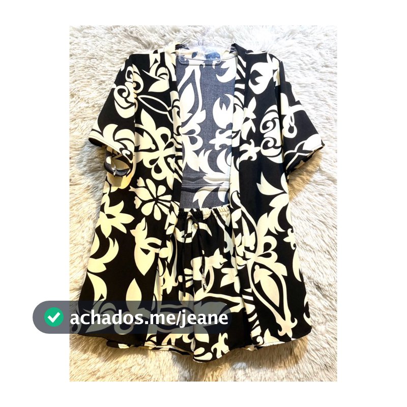 Conjunto Feminino Estampado Tropi c/ Chamise & Short J-1