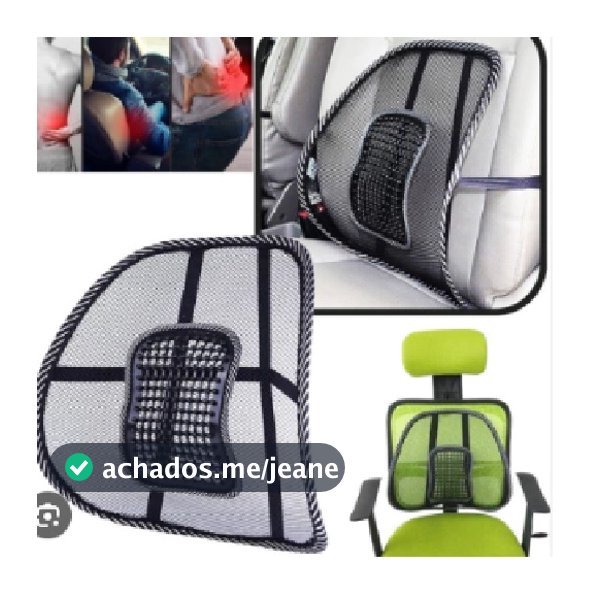 Encosto Lombar Corretor Postural Ortopédico Banco Carro