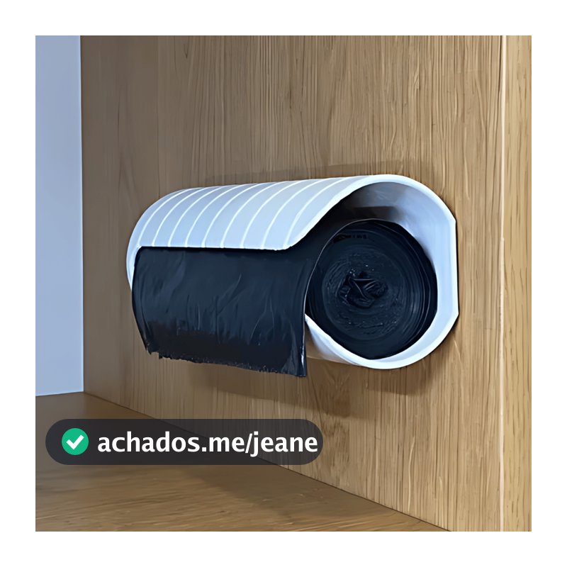 Suporte Porta Sacolas Suporte Sacola Supermercado Dispenser Puxa Sacos De Lixo Casa Cozinha Banheiro