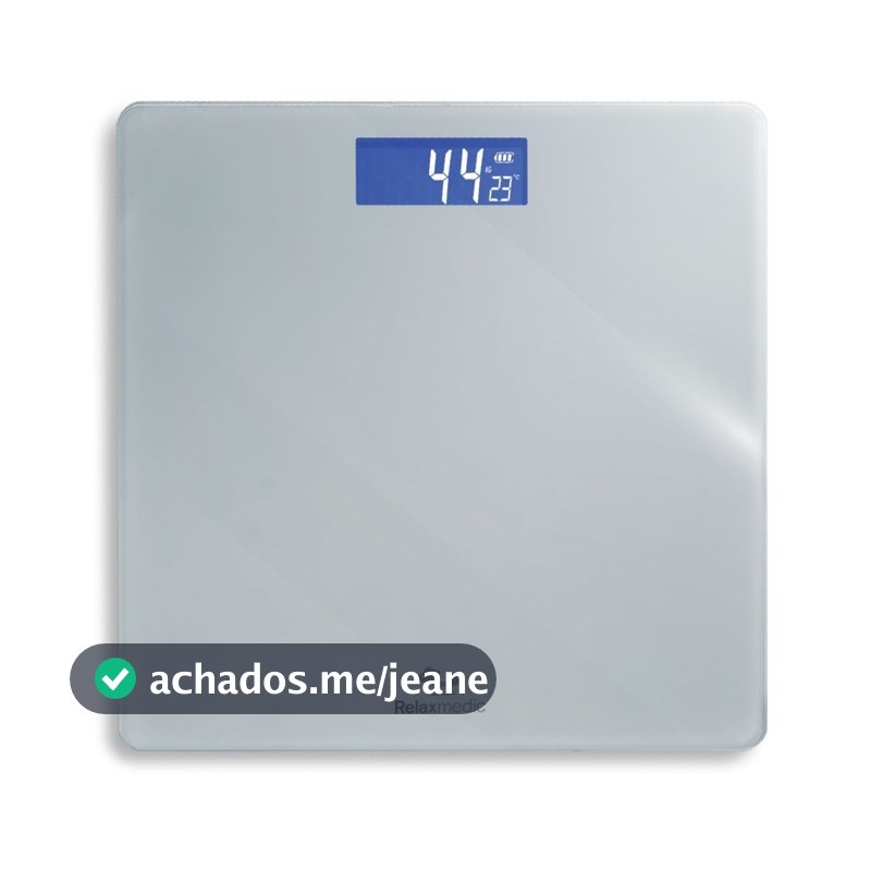 Balança Corporal Digital De Banheiro Infit 200kg Bivolt Relaxmedic