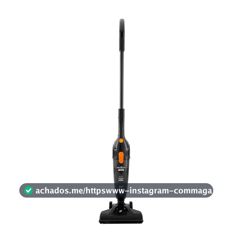 Aspirador de Pó Vertical Britânia 2 em 1 1200W BAS1200C
