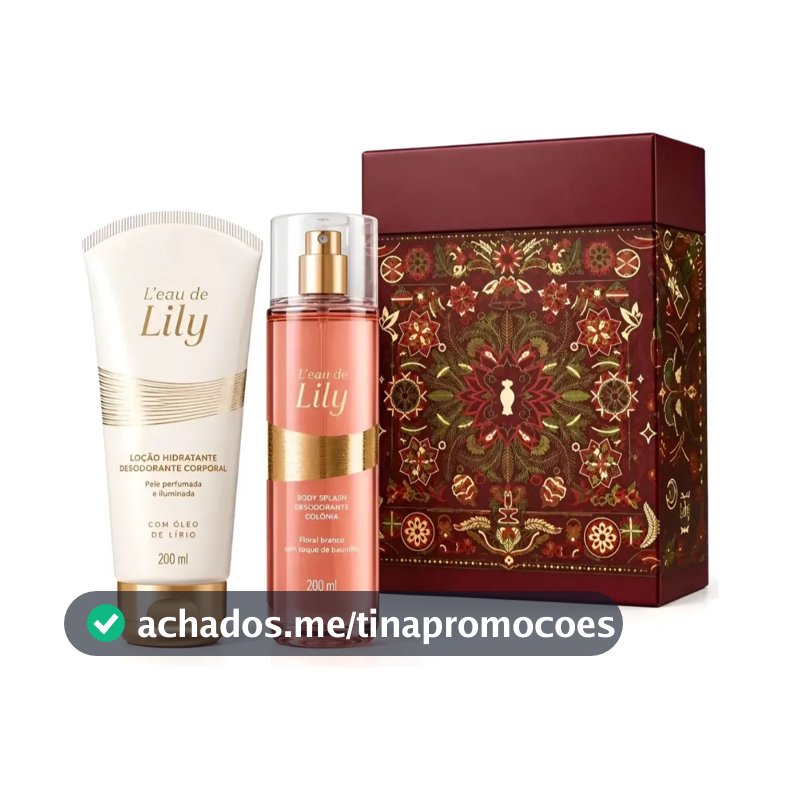 Kit Presente L'Eua De Lily Soleil Natal 2026