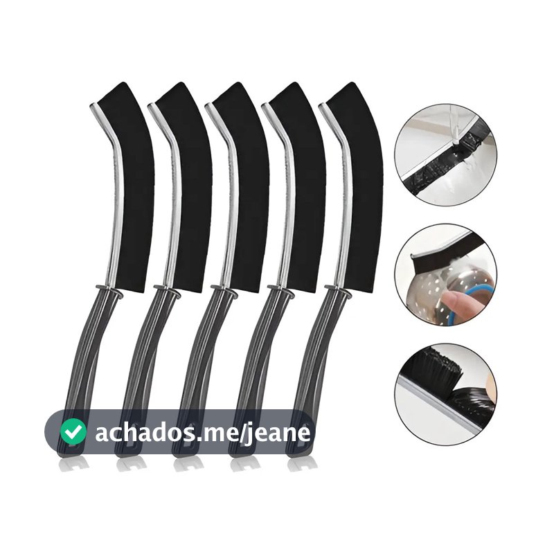 5pcs Cantos Limpos E Impecáveis Escova De Limpeza Lacunas