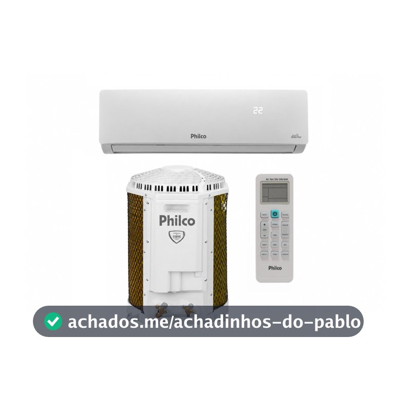 AR Condicionado Split Philco Hw Inverter 9.000 Btus/H Frio Pac9ft 220v