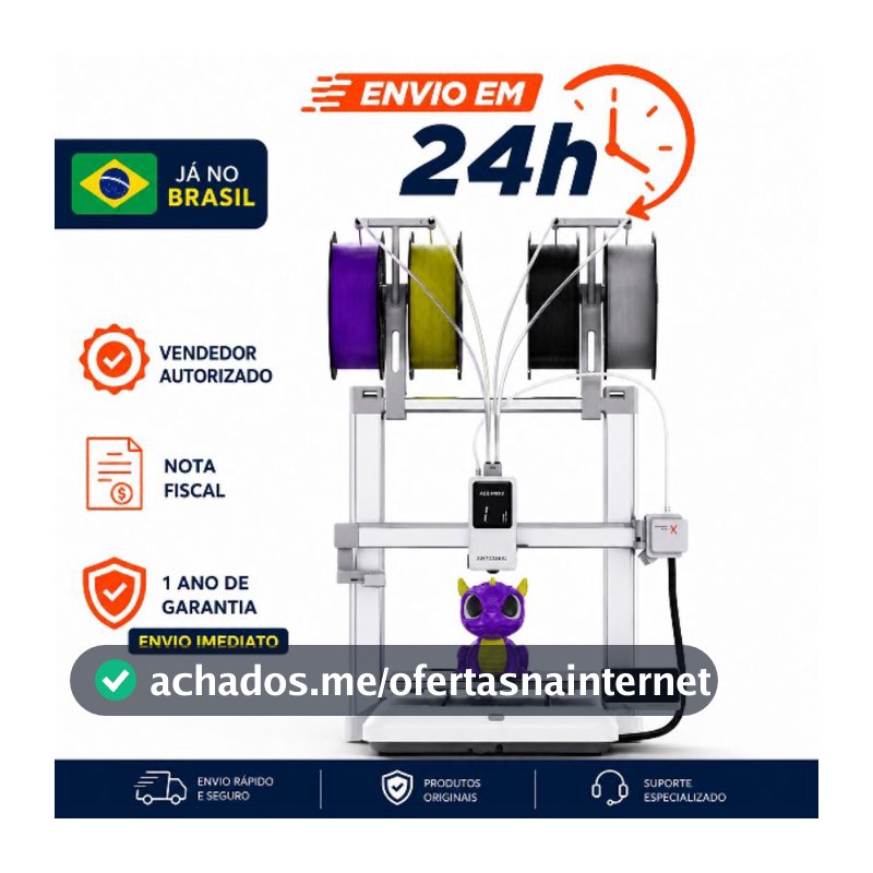 Impressora 3D Anycubic Kobra X Bivolt Multicor Alta Velocidade 4 Cores