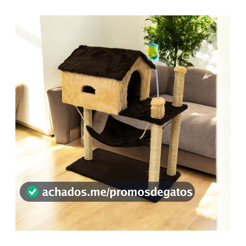 Arranhador Para Gatos Com Casinha Playground