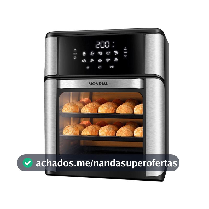 Fritadeira Air Fryer Oven 12L Mondial AFON-12L-BI 127V