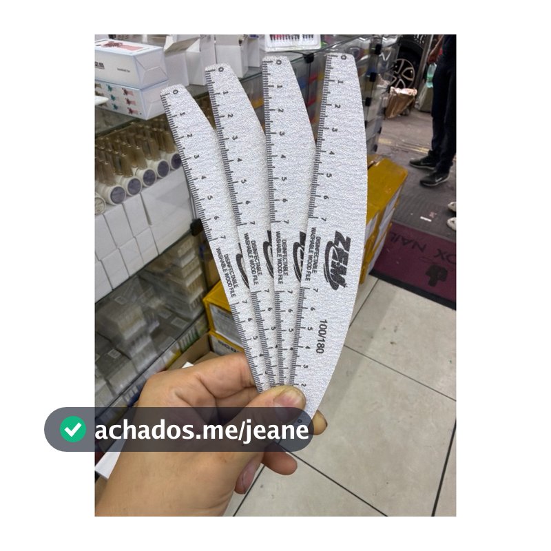 Lixa ZEM  100/180  fino (firme e não maleável )