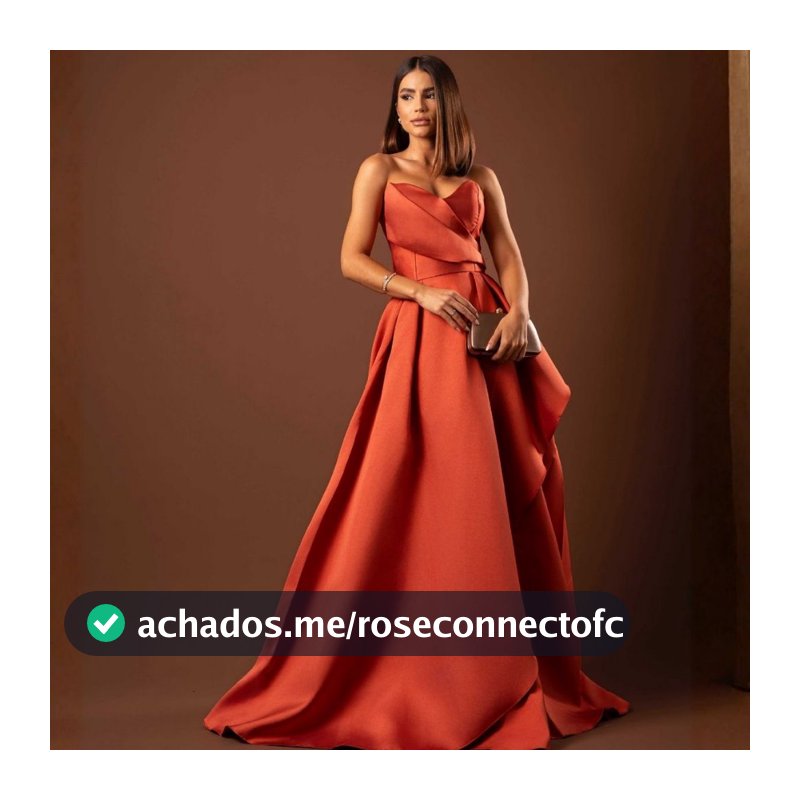 Vestido de Festa Longo Tomara que Caia Emanuelle Moda Elegante Costas de Amarração Envio Imediato Formatura Madrinha