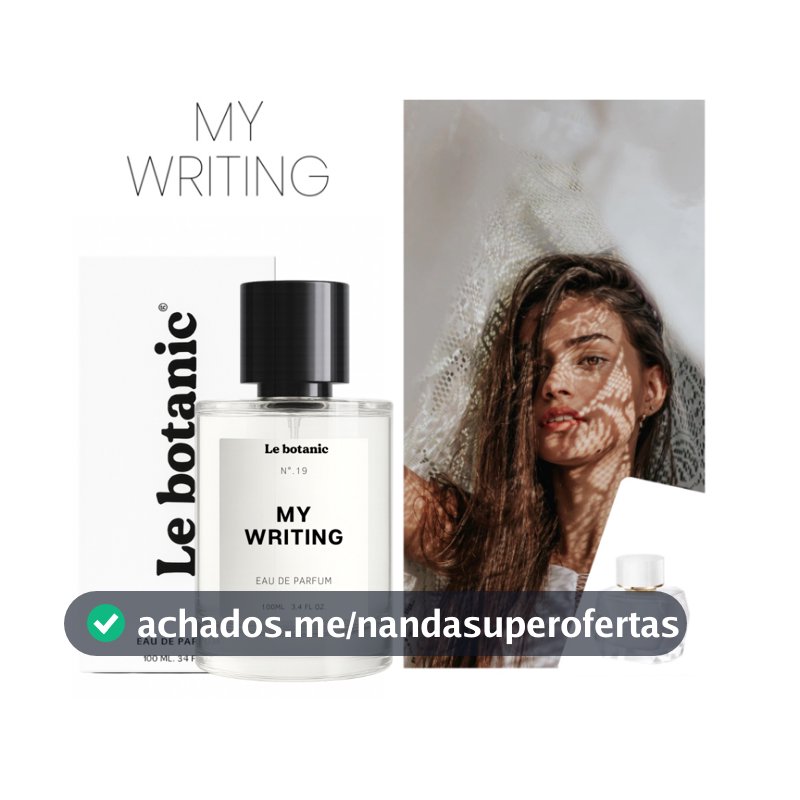 Perfume My Writing - Le botanic - Travel Size - Alta Fixação