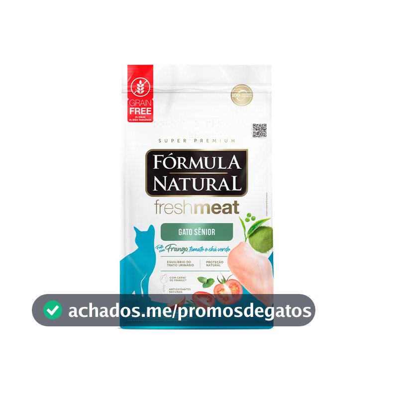 FORMULA NATURAL FRESH MEAT GATO SENIOR 7+ FRANGO 10,1KG
