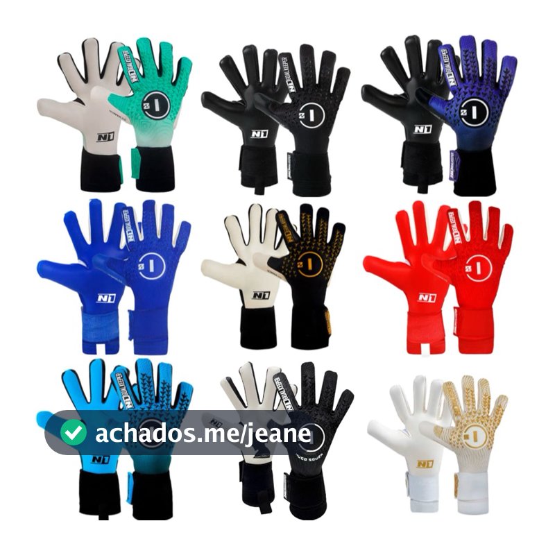 LUVA DE GOLEIRO PROFISSIONAL N1 SCORPIUS  + Meia - Envio mesmo Dia