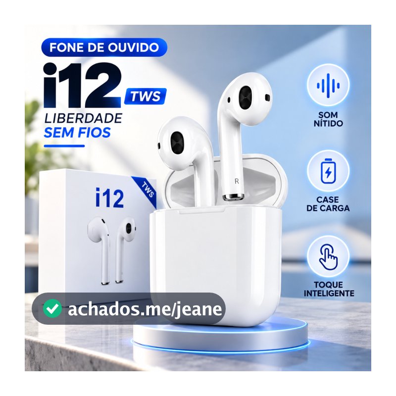 Fone De Ouvido Premium Bluetooth Sem Fio Tws 5.3 Anti-ruído Original Altomex