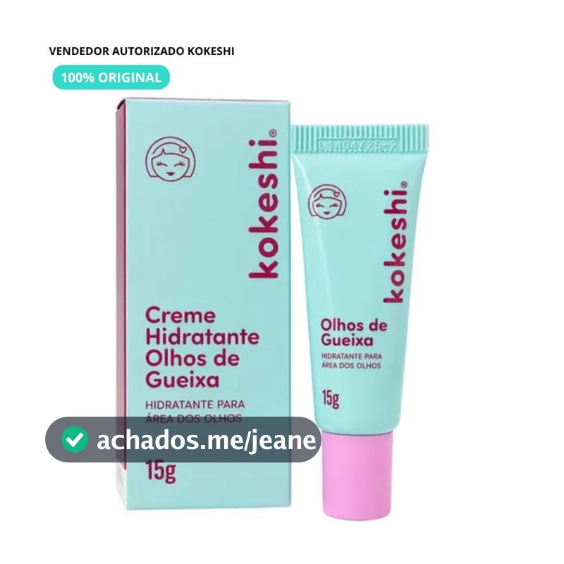 Hidratante Renovador para Area dos Olhos - Olhos de Gueixa Kokeshi