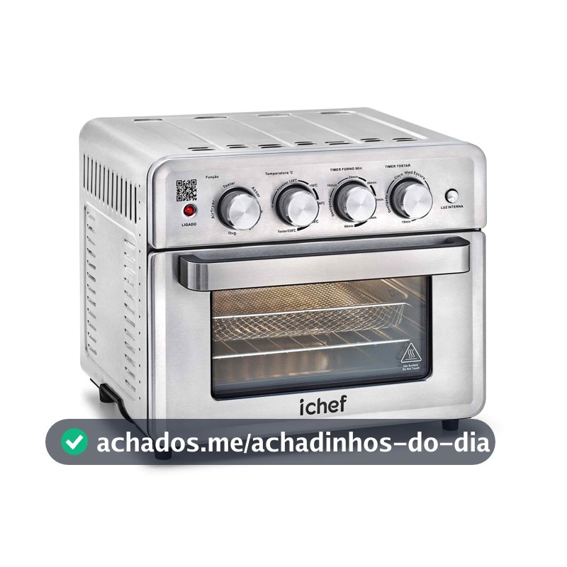 Airfryer + Forno Polishop Ichef Ovenfryer Max 26L