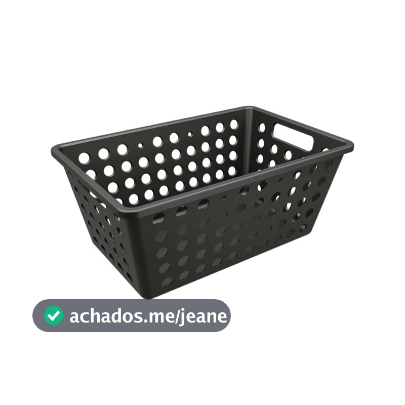 Cesta Organizadora Coza One 4,4 Litros Preto