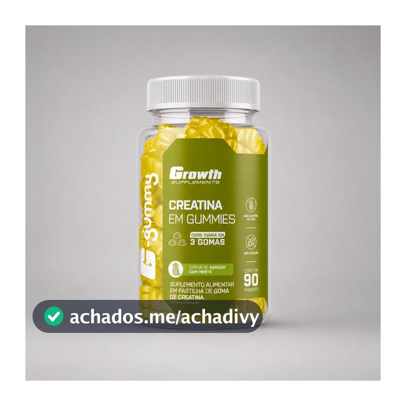 Creatina Gummy 90un Growth Supplements