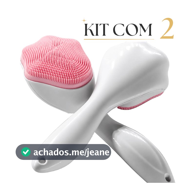 Esponja De Limpeza Facial Silicone Escova Esfoliante Rosto Pata de gato Manual.