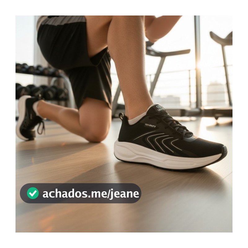 Tênis Masculino Academia Caminhada Treino Leve Confortável Unity