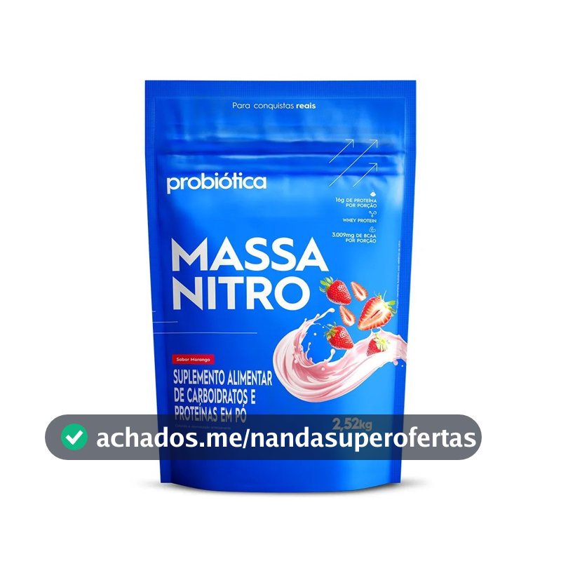 Hipercalórico - Massa Nitro - 2,52 Kg - Probiótica