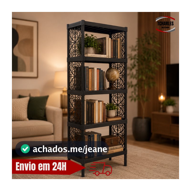 Estante Prateleira Organizadora de Plástico Modular Multiuso para Cozinha e Quarto