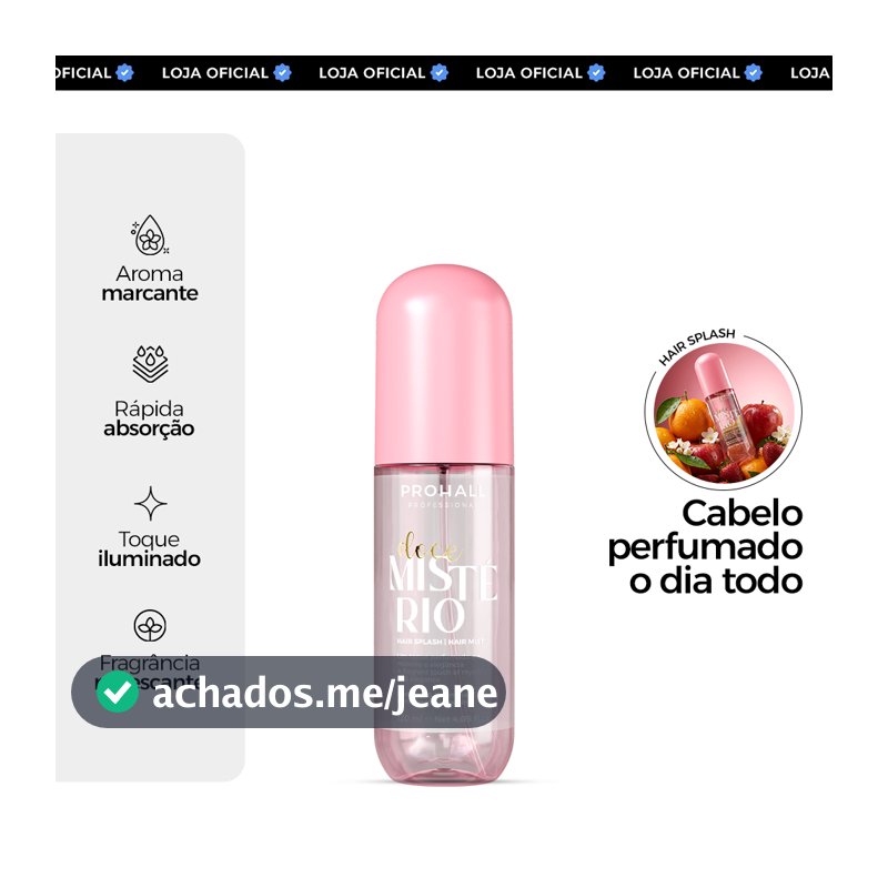 Perfume Capilar para o dia a dia: Fragrância que Dura Horas | Doce Mistério