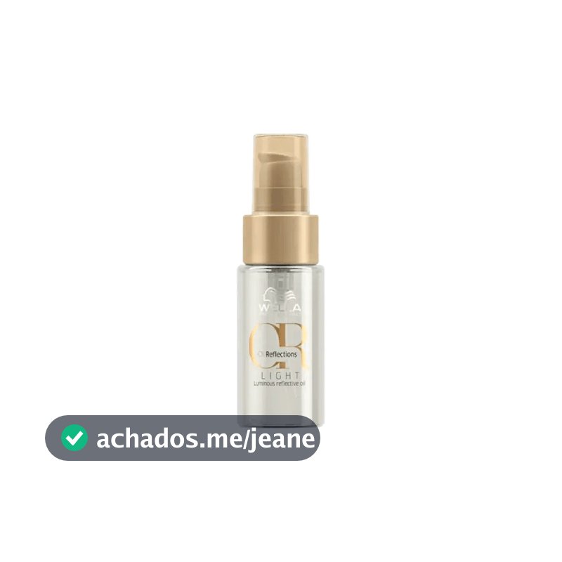 Óleo Capilar Oil Reflections Light 30ml - Wella