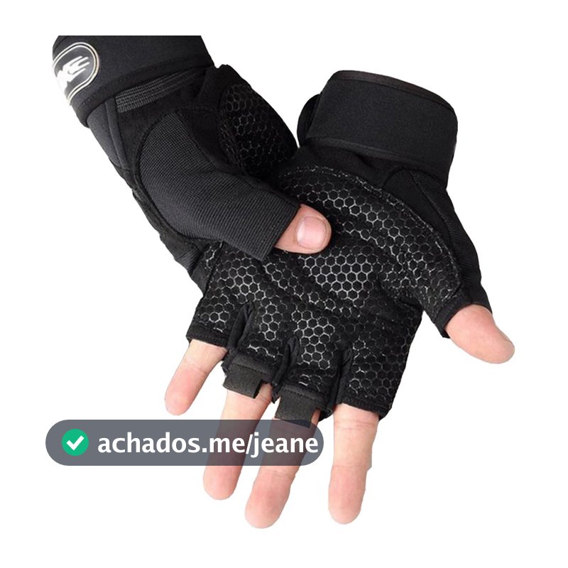 Luva Profissional Academia, Crossfit, Musculação, Ciclismo